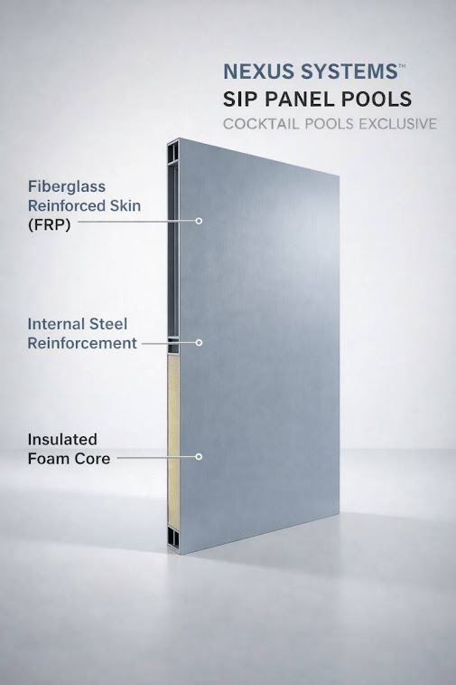 Nexus Systems SIP Panel Pools - Cocktail Pools Exclusive